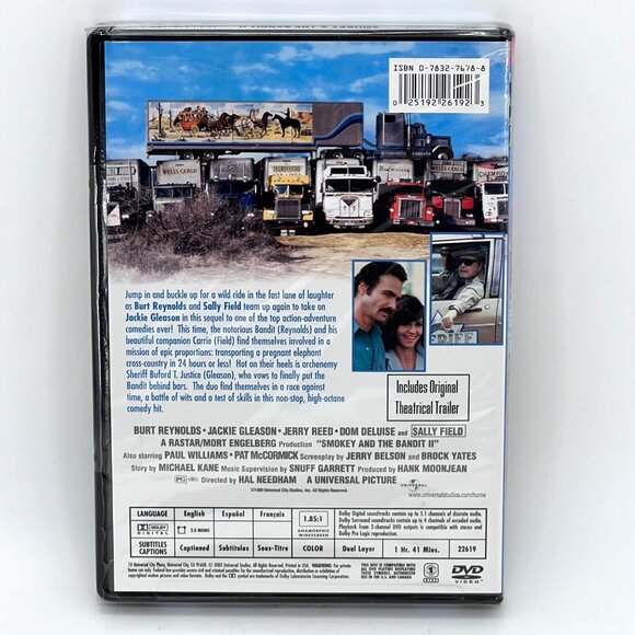 Smokey And The Bandit II DVD Widescreen Comedy Movie Burt Reynolds Sally Field - Picture 3 of 14